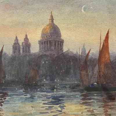 Evening cityscape
