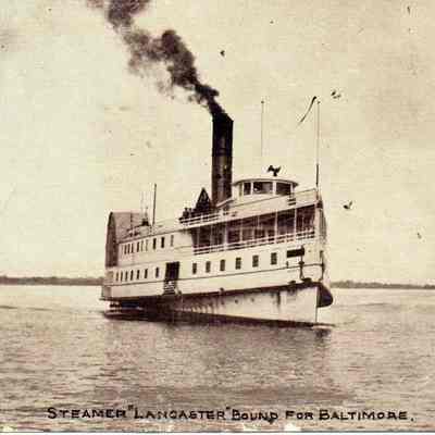 Steamer "Lancaster" Bound for Baltimore