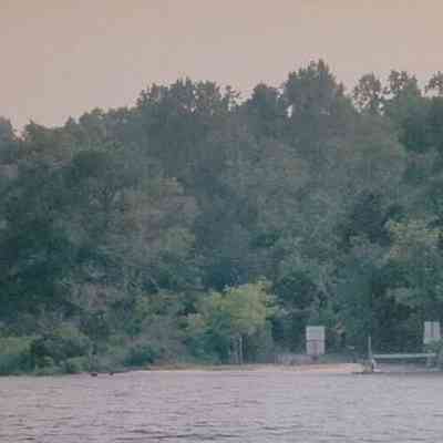 Location of ferry dock at Ottoman. Steamboat wharf was to the left of the ferry dock.