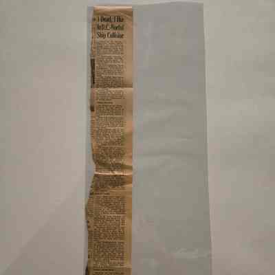 Newspaper Clipping