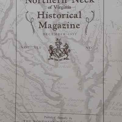 Northern Neck of Virginia Historical Magazine