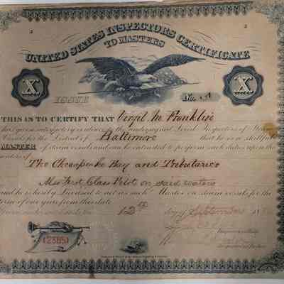 Certificate, Registration