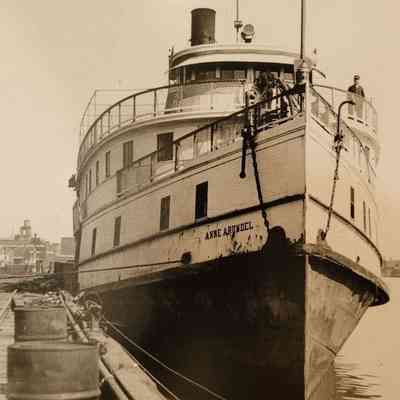 Bow docked in Baltimore.