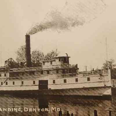 Avalon showing starboard side docked at Denton, MD.