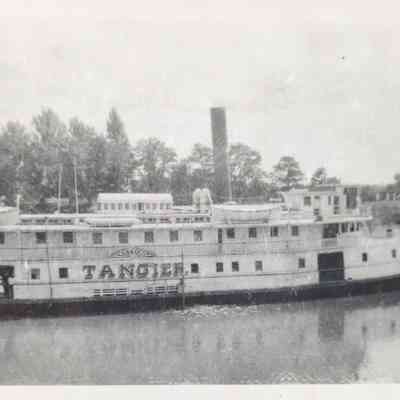 Slightly angled shot of starboard.