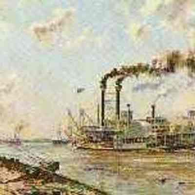 The Robert E. Lee Leaving the Crescent City in 1880