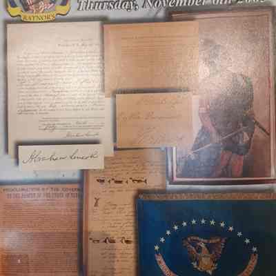 Raynors Historical Collectible Auction