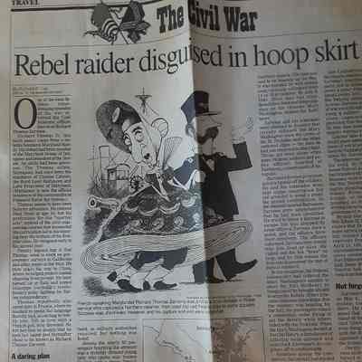 Rebel Raider Disguised in Hoop Skirt