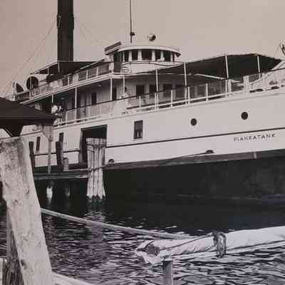Piankatank at the wharf, circa. 1926.