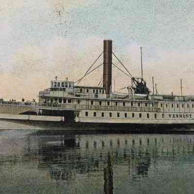 Steamer Vermont sailing Lake Champlain.
