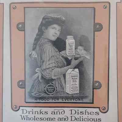 An Unusual Recipe Book Drinks and Dishes Prepared with Borden's Malted Milk
