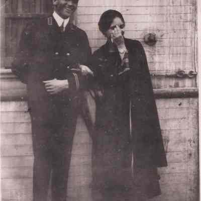 Steamboat Officer and Lady