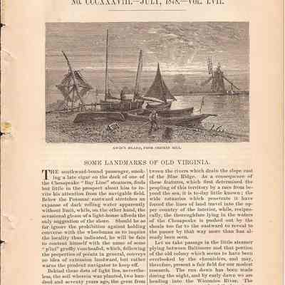 Some Landmarks Of Old Virginia