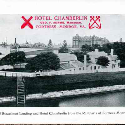 Steamboat Landing at Fortress Monroe