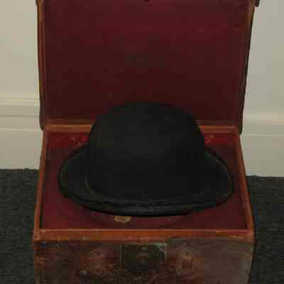 Leather Box & Derby Hat #2: Origformat: Print-Photographic