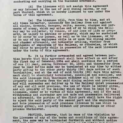 Galley operating agreement, page 3.