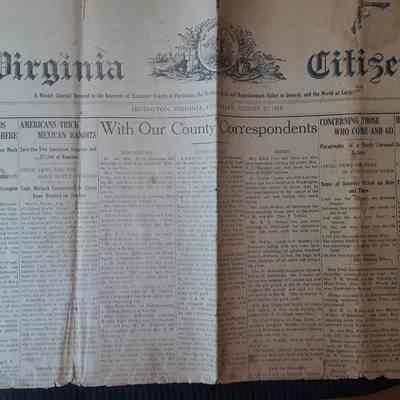 Virginia Citizen August 21, 1919.
