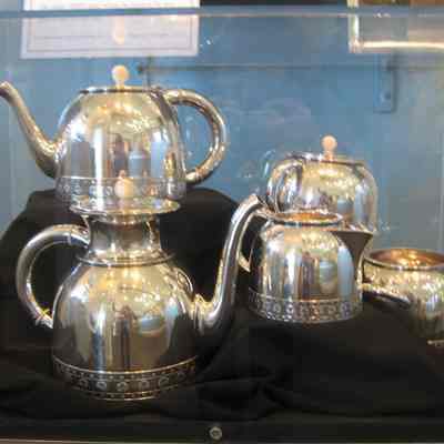 S.S. Powhatan Silver Tea Service