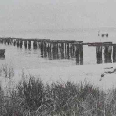 Sharps Wharf in 1955.