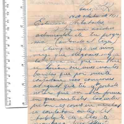 Carta de: Andrea García