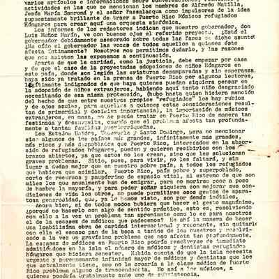 Importación de músicos refugiados húngaros