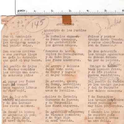 Aguinaldo de los pueblos