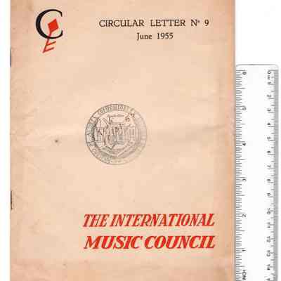 Carta circular International Music Council