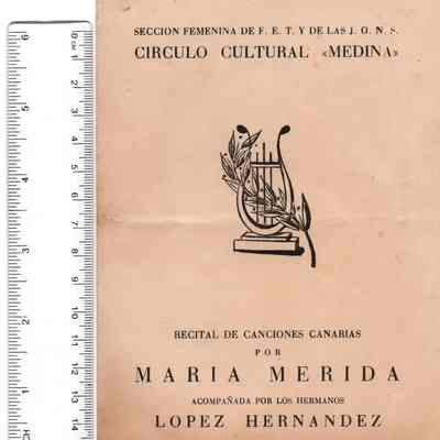 Recital de canciones canarias