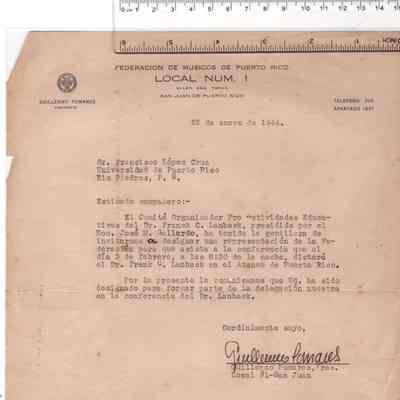 Federación de músicos de Puerto Rico