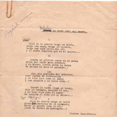 Canciones de Cesáreo Rosa-Nieves