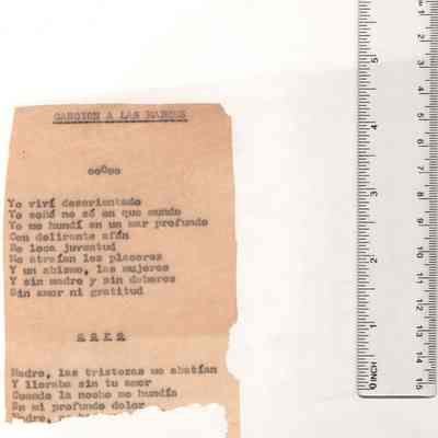 Canción a las madres