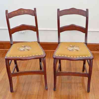 Two Chairs and Washstand