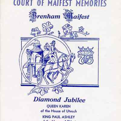 1965 Maifest Junior and Senior Program