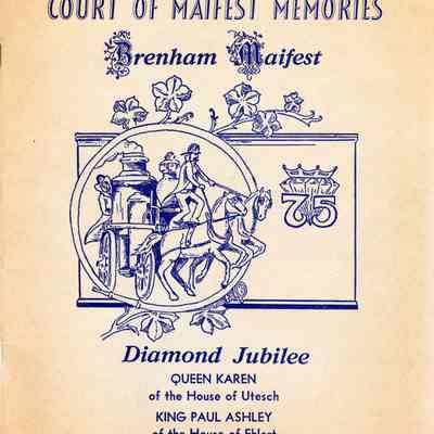 1965 Junior and Senior Maifest Program