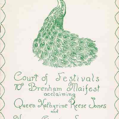 1960 Maifest Senior Program