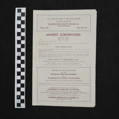 1935 Senior Maifest Program