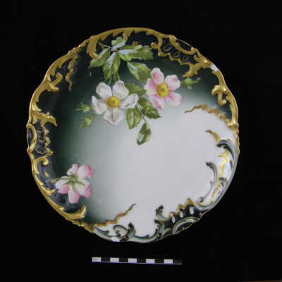 Floral Salad Plate