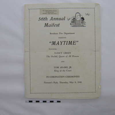 1940 Senior Maifest Program