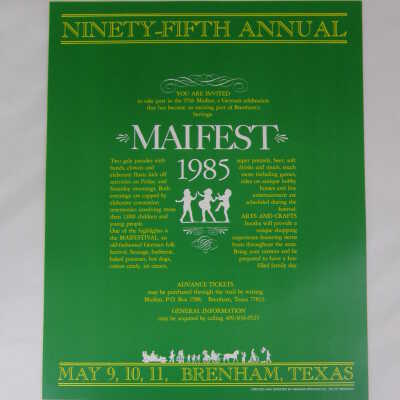 1985 Maifest Poster