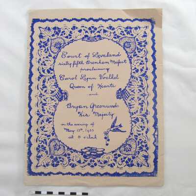 1955 Junior Maifest Program