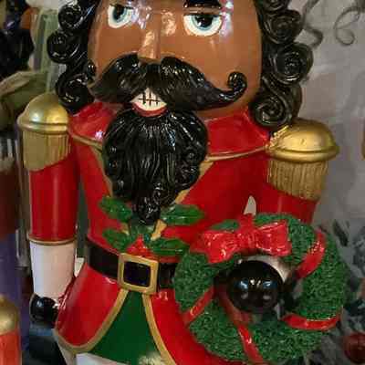 Nutcracker Christmas Wreath Drum Line Top Hat