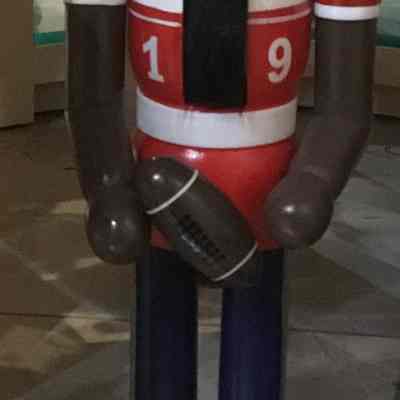 Nutcracker Red White Helmet #19 Jersey Touchdown