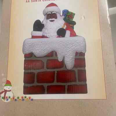 As Santa Chimney Tree Topper