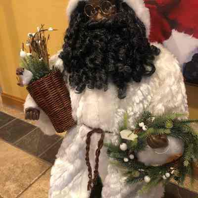 Winter white Santa
