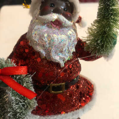 Red Ceramic Santa