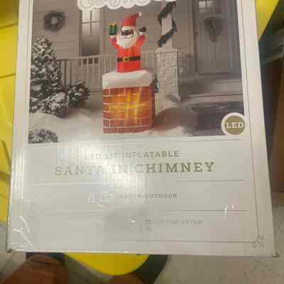 Santa In Chimney