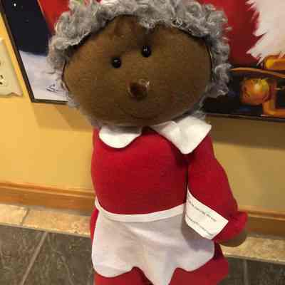 Plush Mrs Claus
