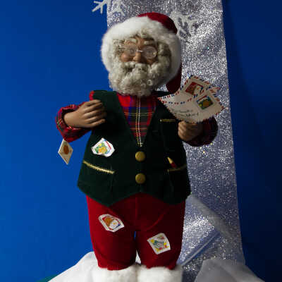 Letterman Santa