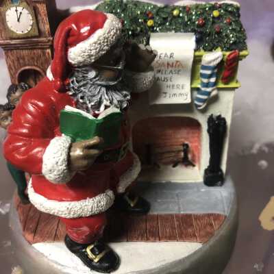 Fire-side Santa