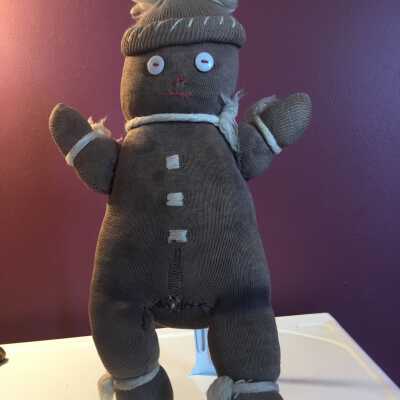 1900 Brown Sock Doll